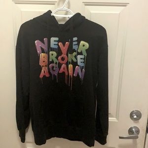 New York Area Code 212 “Never Broke Again” hoodie